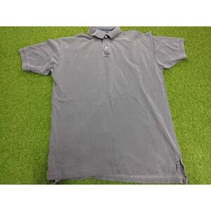 Vintage‎ County Seat Authentic Jeanswear Polo Shirt Mens Medium Gray Cotton Golf